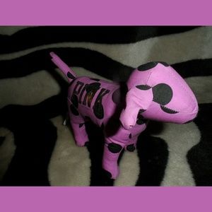 Victorias Secret PINK Happy Purple & Black Dog